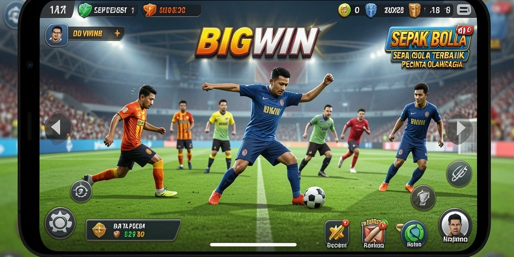 Tampilan mendebarkan dari gameplay <strong>BIGWIN</strong> saat pertandingan berlangsung.