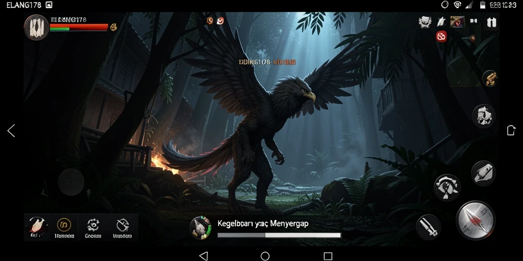 Tampilan gameplay mengerikan yang memacu adrenalin.