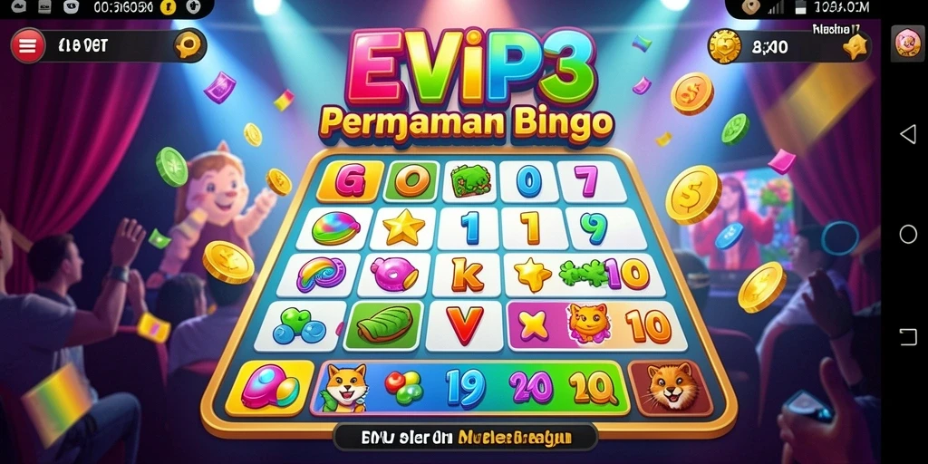Tampilan gameplay Bingo yang menarik dari EVIP3.