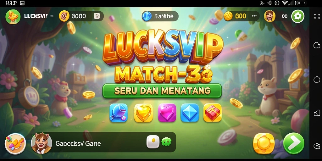 Tampilan gameplay LUCKSVIP yang menantang dan penuh warna.