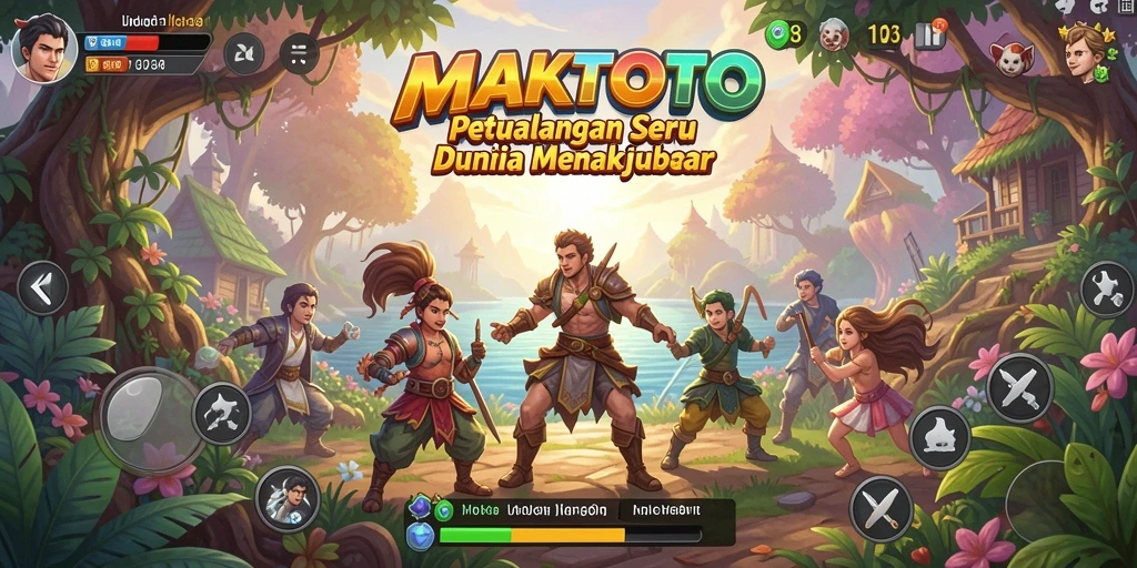 Tampilan luar biasa dalam gameplay petualangan MAKTOTO.