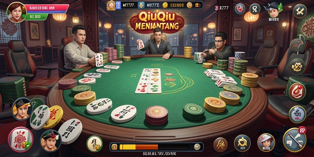 Tampilan gambar gameplay QiuQiu yang seru dan menantang.