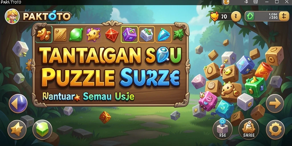 Screenshot PAKTOTO menampilkan gameplay Puzzle yang menarik.