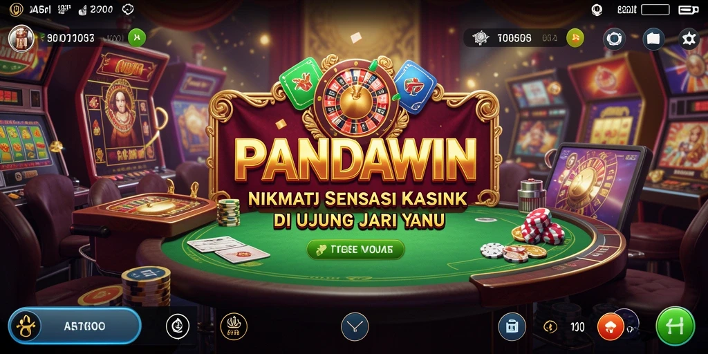 Tampilan gameplay menarik dan seru di aplikasi PANDAWIN.