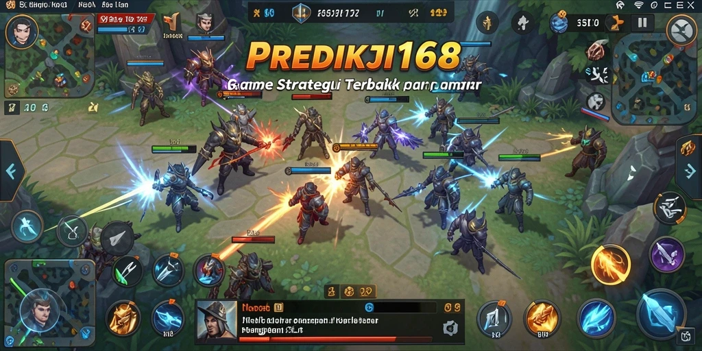 Tangkapan layar gameplay PREDIKSI168 yang menunjukkan aksi pertempuran.