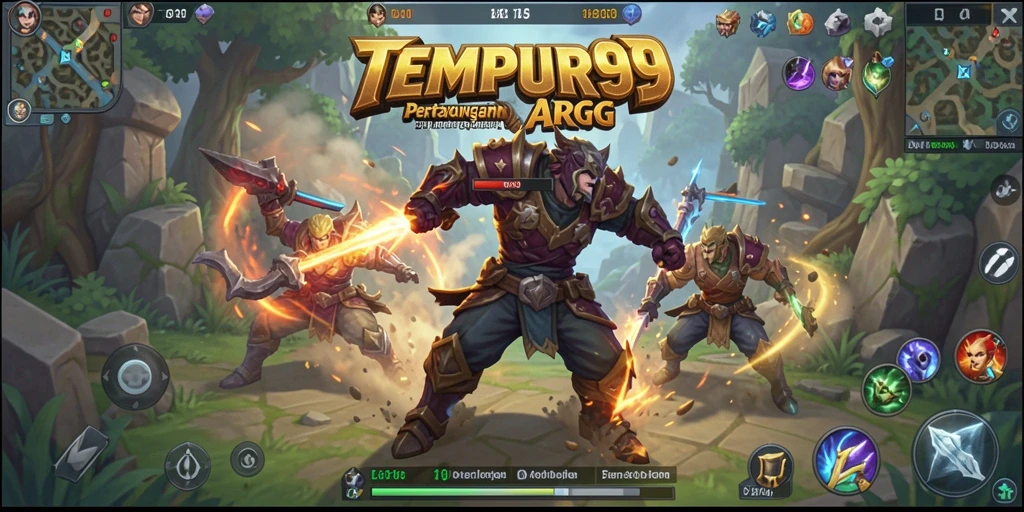 Gameplay arpg yang seru dan menantang di TEMPUR99.